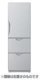 HITACHI SLIM365 3ドア365L冷凍冷蔵庫(左開き) サテンシルバー R-S37VPAML-S