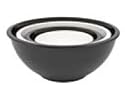 Zak! Designs, Bowl Set, Colorways bowls, 4 Pieces Set Medium, Assorted Black/White