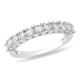 Sterling Silver 3/4 CT TGW White Topaz Fashion Ring