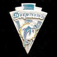 Miami Dolphins Pin - NFL Football Fan Shop Sports Team Merchandise