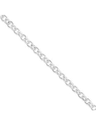 Sterling Silver 4.75mm Fancy Rolo Chain QFC58-8"