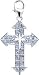Cross, 14K Gold Diamond Charm