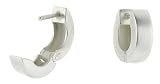 High Polished Sterling Silver Huggies Earrings U-Shape (1/2X1/4) (13mmx5mm)