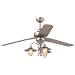 Monte Carlo Fan Brushed Pewter Studio Large Room Ceiling Fan