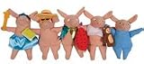 PIGGIES PLUSH FINGER PUPPET PLAYSET Characters by Audrey Wood