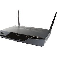 Cisco 871W Integrated Services Router - Wireless router + 4-port switch - Ethernet, Fast Ethernet,... by Cisco