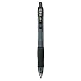 IMAGE OF G2 Retractable Gel Ink Roller Ball Pen, Clear Barrel, Black Ink, Bold Point