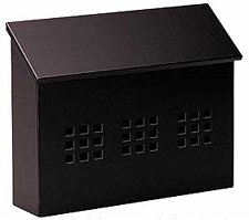 Traditional Horizontal Mailbox (Black)