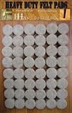 Felt Pads Value Pack (Furniture and Floor Protectors) 144 pcs of 1 Diameter
