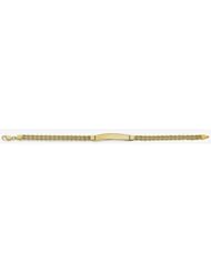 2.5mm x 2 14k Multiple Rope ID Bracelet 7"