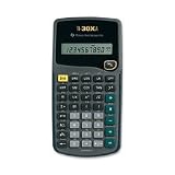 Texas Instruments Products - 10-Digit Scientific Calc., Battery Pwrd, 3-1/10"x6"x4/5", BK - Sold as 1 EA - 10-Digit Scientific Calculator is ideal for general math, pre-algebra, algebra 1 and 2, trigonometry and biology. Performs trigonometric functions, logarithms, roots, powers, reciprocals, and factorials. One-variable statistics include results for mean and standard deviation. Calculator also adds, subtracts, multiplies, and divides fractions entered in traditional numerator/denominator form