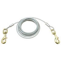 Heavy Weight Tie-out Cable, 30-Feet - Silver