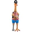 Westminster Pet 80527-1 Ruffin It Captain Jack Chicken Dog Toy