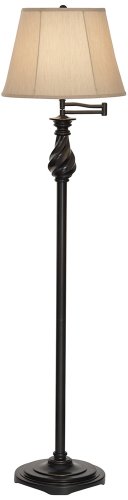 Restoration Bronze Swing Arm Floor Lamp On Sale