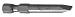 Apex 320-1X: Apex 1/4 Hex Power Bit, Slotted Screw Size: 4F-5R, Blade Thickness: .034, Blade Width: .187, 1-15/16 O.L.