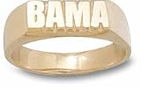 Alabama Crimson Tide &acute; Bama &acute; Ladies &acute; Ring Size 6 1 / 2 - 14KT Gold Jewelry - B0000DGTT0