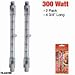 2 HALOGEN Light Bulbs Double Ended J Type 300 Watts