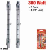 2 HALOGEN Light Bulbs 300 Watts