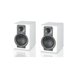 ELAC AM 150 Active Monitor (aktuelle Version) | High End Aktiv-Lautsprecher mit analogen und digitalen Eingängen | Weiss | 1 Paar
