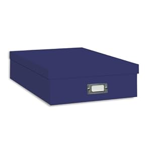 Pioneer-Jumbo-Scrapbook-Storage-Box-Blue