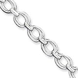 Sterling Silver 8.5inch Fancy Link Bracelet QH195-8.5