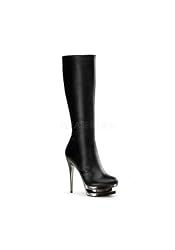 6 Inch Stiletto Heel, 1 1/2 Inch Dual Platform Knee