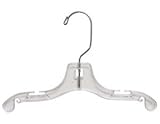 Baby Infant Plastic Top Hangers Clear Box of 100