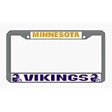 Minnesota Vikings Chrome License Plate Frame - Set of 2