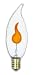 Tools & Hardware : 3 Watt Flicker Flame Light Bulb / Candelabra Base