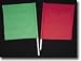 18X18W/24CLOTH SIGNAL FLAGS GREEN - CASE OF 10