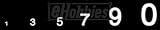 Woodland Scenics Gothic Numbers, White WOOMG727