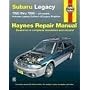 Subaru Legacy, 1990-1998: Includes Legacy Outback and Legacy Brighton (Haynes Manuals)