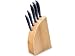Kitchen Devils 505016 Knife Set 10pce + Curved Block