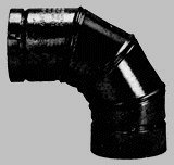 SELKIRK METALBESTOS 283230 TYPE L VENT 90 DEGREE ELBOW 3 #3VP-90EL (PACK OF 2)