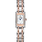 Longines Dolce Vita in Steel and 18K Gold Mother of Pearl Dial Diamond Markers and Diamond Bezel Women's Watch