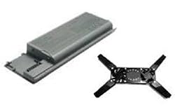 Extended Performance Replacement Battery for select Latitude Laptop / Notebook / Compatible with Dell Latitude D620, 312-0383, 312-0386, 451-10297, 451-10298, JD634, PC764, TC030, TD175 ( 9 Cells, 6600 Mah ) - Includes Expandable Base Silent Notebook Cooler pad