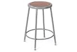 Steel Shop Stool With Round Seat. Package of 2
