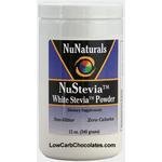 NuNaturals Nustevia White Stevia with Maltodextrin Powder, 12-Ounce