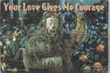 Cowardly Lion Courage Puzzle Postcard