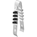 Ice Tongs Stainless Steel Ice Tongs Black Beads