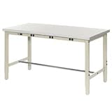 60x30 Plastic Safety Edge Power Apron Production Bench Tan
