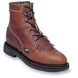 Justin Ladies 6 'Caprice Lace-R' Work Boots - Copper by Justin Boots