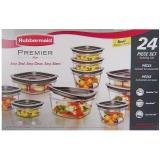 Rubbermaid 7J4240 Premier 24-Piece Food Storage Set