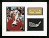 Johnny Miller Autographed Golf Club Head With Photo From Pro Tour Memorabilia (Framed)