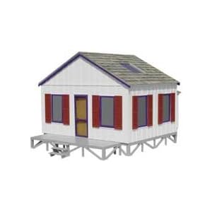 The Beach Cottage Dollhouse by Laser Tech by 