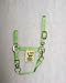 Hamilton Deluxe 1" Nylon Horse Halter with Adjustable Chin and Throat Snap, Lime Green, Yearling (300-500 lbs)