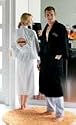 Harley Davidson Black Cotton Terry Velour Bath Robe
