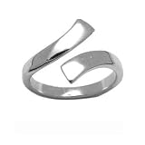 Sleek Wrap 925 Sterling Silver Toe Ring