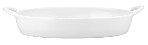 Pillivuyt Eden 10-1/2 by 7-1/2-Inch Small Oval Baker, 2 Quart Capacity