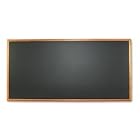 Quartet PCW408B Quartet Magnetic Chalkboard, Porcelain-On-Steel, 96 x 48, Black, Oak Frame by Quartet